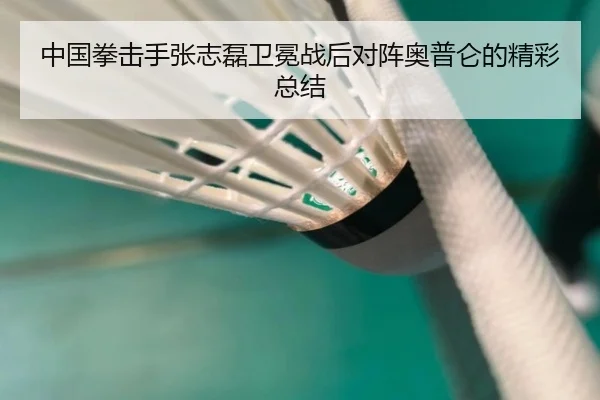 中国拳击手张志磊卫冕战后对阵奥普仑的精彩总结 | qiusu